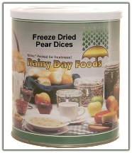 Freeze Dried Pear Dices #10 can