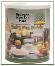 Regular Non Fat Milk #2.5 can